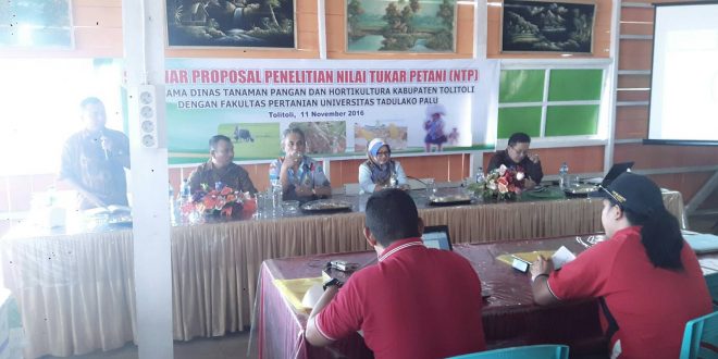 Kerjasama Prodi Agribisnis dengan Dinas Tanaman Pangan dan Hortikultura Kabupaten Toli-toli